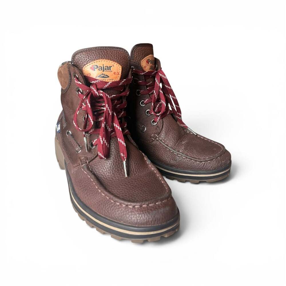 Pajar Canada Women’s 1963 Waterproof Leather and Textile Winter Boots